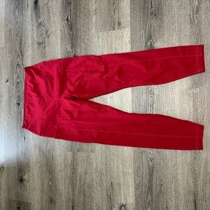 90 Degree By Reflex Bold Red Leggings